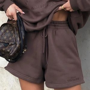 Along For The Ride Lounge Shorts Chocolate